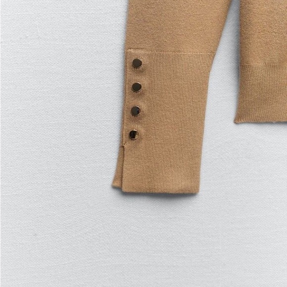 Zara basic high neck knit sweater - Picture 4 of 5